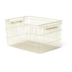 Cala stackable basket 2-pack, Cashmere