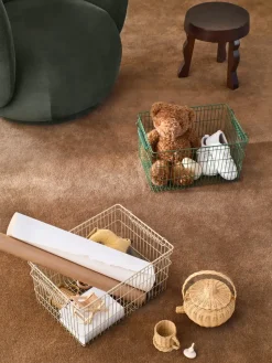 Cala stackable basket 2-pack, Cashmere