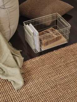 Cala stackable basket 2-pack, Cashmere