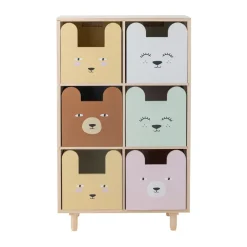 Calle bookshelf 6-drawers 55x88.5 cm, Nature