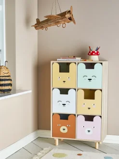 Calle bookshelf 6-drawers 55x88.5 cm, Nature