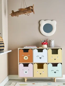 Calle bookshelf 6-drawers 55x88.5 cm, Nature