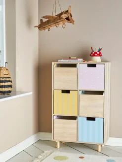 Calle bookshelf 6-drawers 55x88.5 cm, Nature