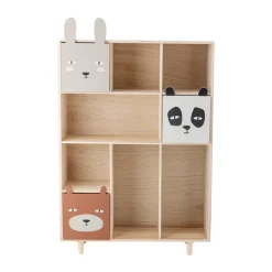 Calle bookshelf 89.5x107 cm 3 drawers, Nature
