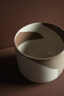 Calm pot Ø23 cm, Beige-brown