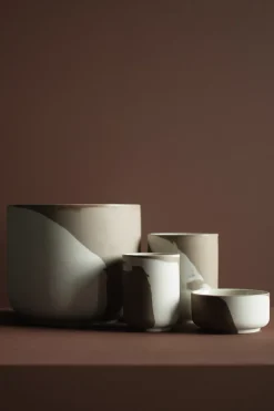 Calm pot Ø23 cm, Beige-brown