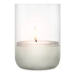 Calma lantern Ø10 cm, Light grey
