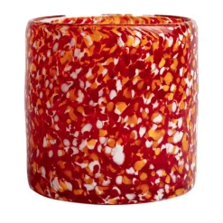 Calore tealight holder XS 10 cm, Red-orange