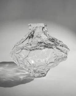 Canyon Large vase 23 cm, Clear