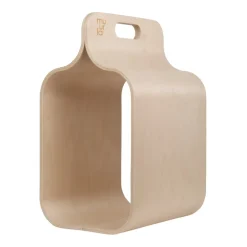Carrier newspaper holder, Beech