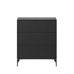 Carry dresser, Black 05, black lacquered legs