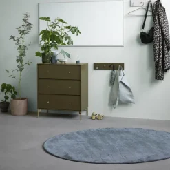 Carry dresser, Nordic 09, lacquered legs in snow