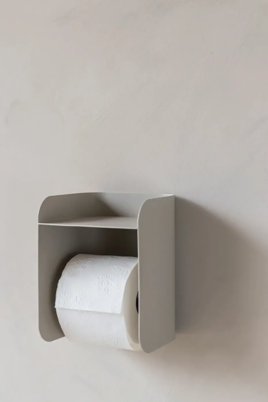 Carry toilet paper holder, Sand grey