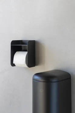 Carry toilet paper holder, Black