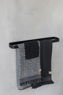 Carry towel hanger 52 cm, Black