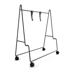 Carry TV stand with wheels, Black
