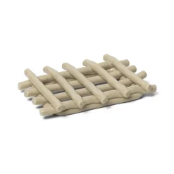 Ceramic soap dish 10x14.5 cm, Cashmere