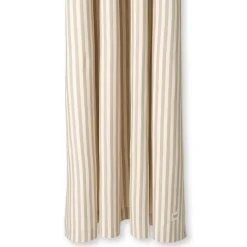 Chambray shower curtain, Sand-off white