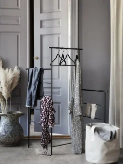 Chambray shower curtain, Sand