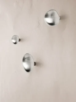 Chanterelle hook, Brushed stainless steel