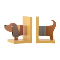Charlie book ends 2 pieces, Yellow