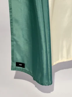 Check shower curtain 180x200 cm, Green
