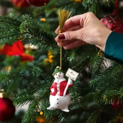 Christmas Classics ornament snowman, White