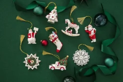 Christmas Classics ornament snowman, White