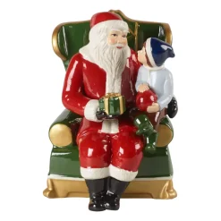 Christmas Toys Santa Claus in arm chair, Red