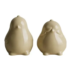 Chubby chicken Easter decoration 2-pack, Shiny yellow