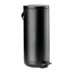 Circular pedal bin 35 L, Svart