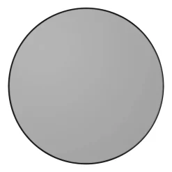 Circum mirror Ø50 cm, Tonat glass-black