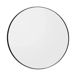 Circum mirror small, black