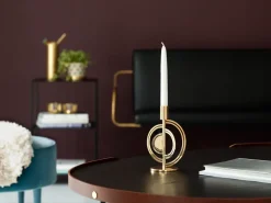 Cirkus candle sticks brass, Small