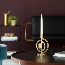 Cirkus Candlestick, Black, small