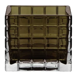 City lights 1 candle holder, Olive