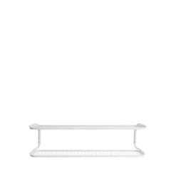 Classic 650 shoe shelf, White/white, 2 levels, 100 cm