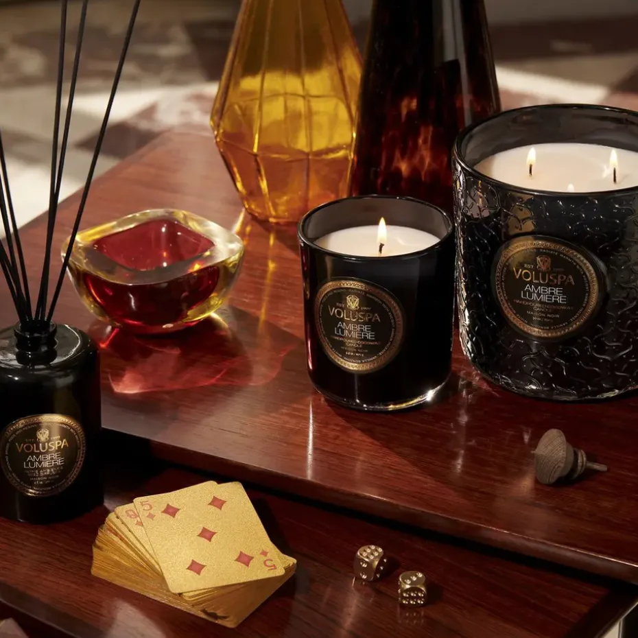 Classic Maison Noir scented 60 hours, Ambre Lumiere