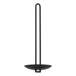 Clip tealight holder wall 20 cm, Black