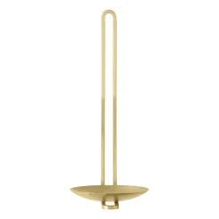 Clip tealight holder wall 20 cm, Brass