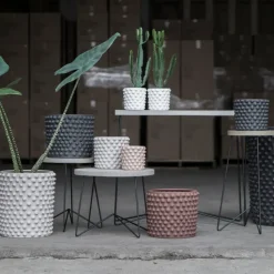 Cloudy pot dark grey, medium, Ø 30 cm