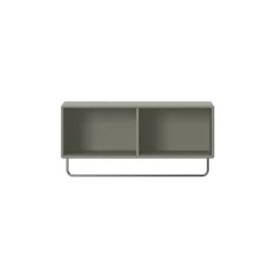 COAT hat shelf with clothes rails, Fennel 144, incl. suspension