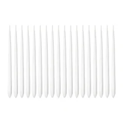 Cobra Hanukkah candles 18-pack, White