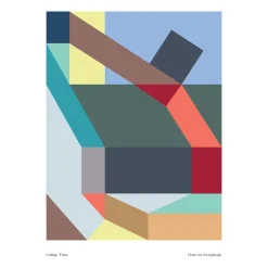 Collage Three poster, 30x40 cm