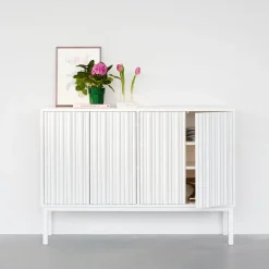 Collect 2013 low cupboard, White leg