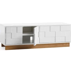 Collect 2010 media bench, White – oak base