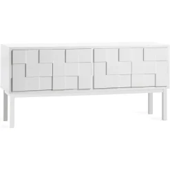Collect 2010 media bench with leg, White leg