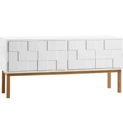 Collect 2010 media bench with leg, Oak leg