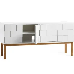 Collect 2010 media bench with leg, Oak leg