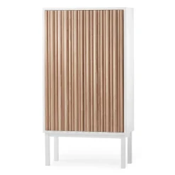 Collect cabinet 2013 oak, White leg